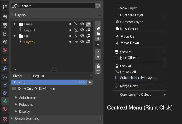 Grease Pencil Layer Group and Context Menu.png