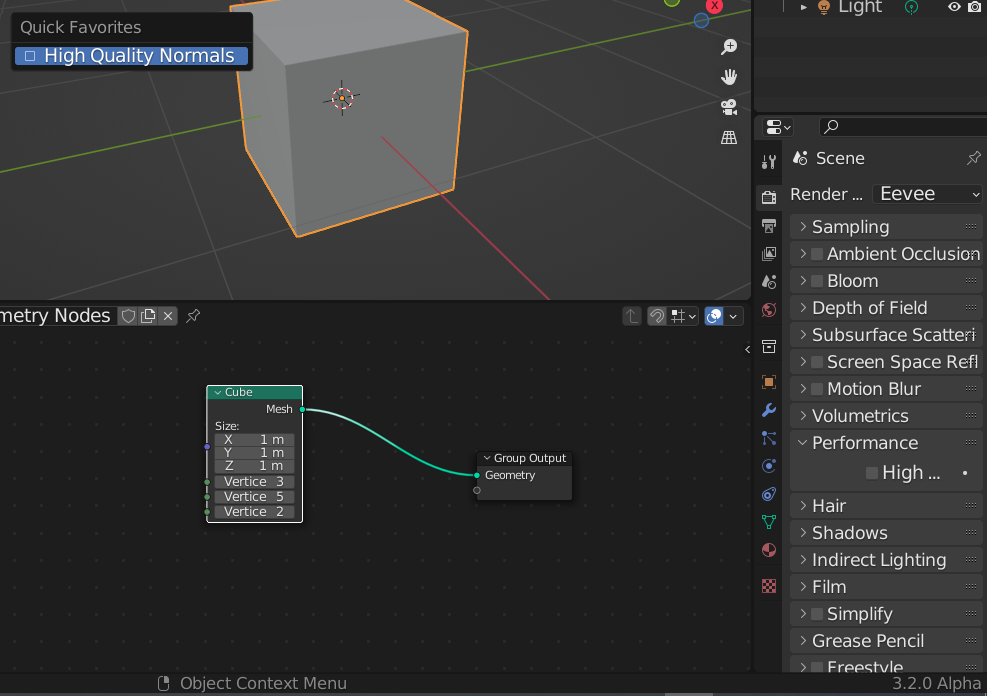 High Quality Normals is Needed to Display Loop Cuts in Object Mode.PNG