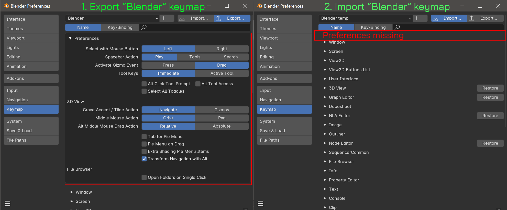 Blender keymap import missing preferences.png