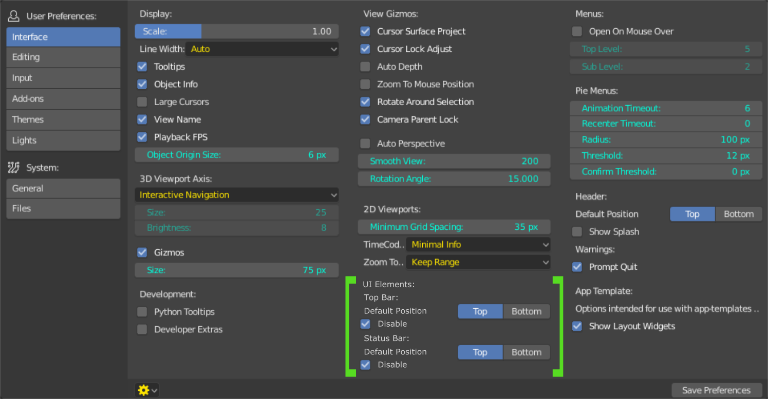 disable top bar & status bar to top options render.png